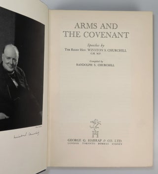 Arms and the Covenant in the striking wartime dust jacket