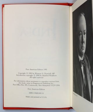 India, the quite scarce, finely bound, limited, and numbered issue of the U.S. first edition, copy number 21 of 100