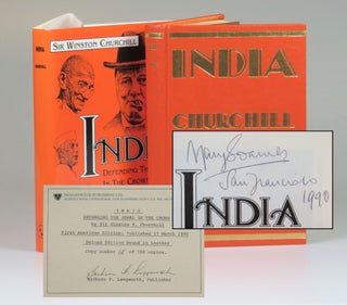 Item #006892 India, the finely bound, limited, and numbered issue of the U.S. first edition, copy...