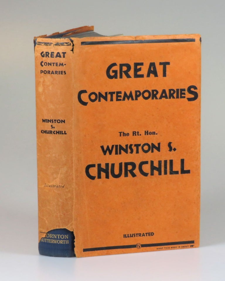 Item #006913 Great Contemporaries. Winston S. Churchill.