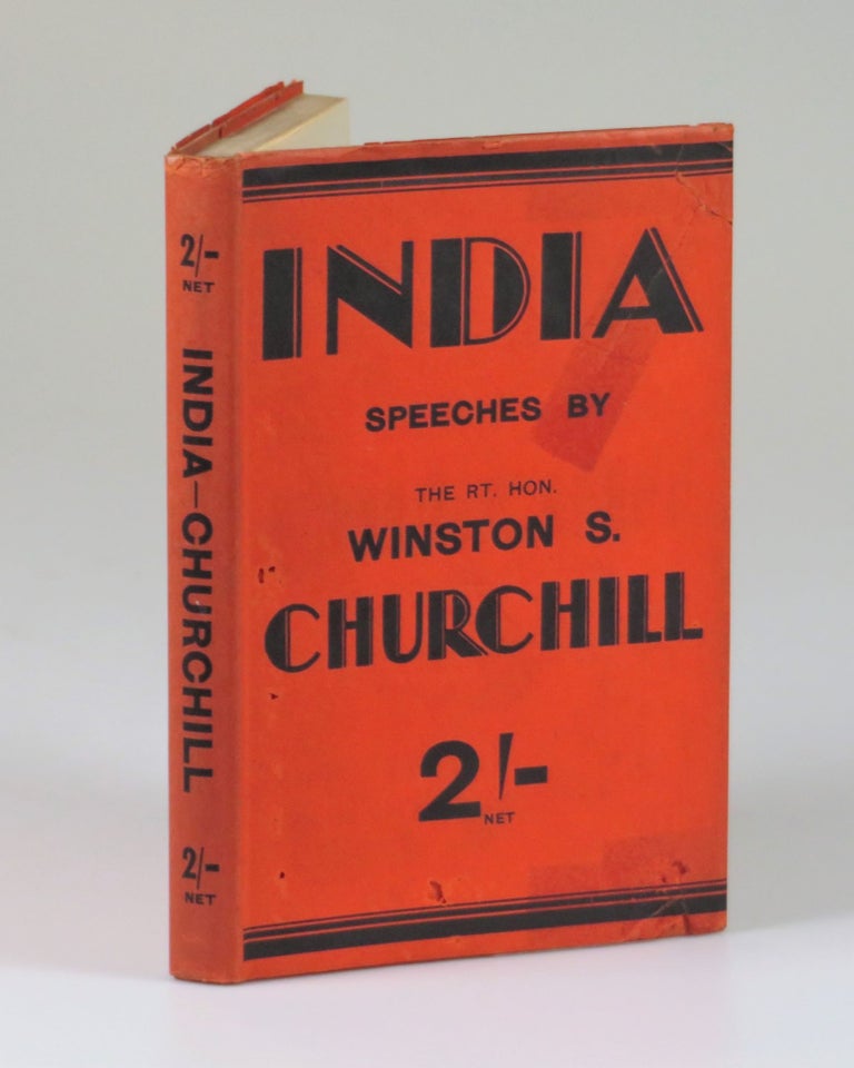 Item #006930 India. Winston S. Churchill.