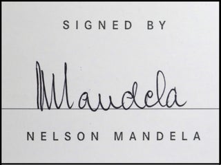 A Prisoner in the Garden: Opening Nelson Mandela's Prison Archive, Copy No. 82 of 100 presentation copies thus, finely bound by the publisher and signed by Mandela