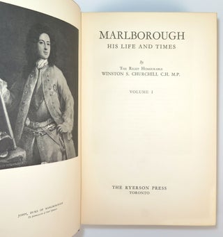 Marlborough: His Life and Times, a full set of all four Canadian issues of the first edition in dust jackets