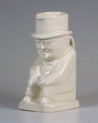 Item #007000 A large, Second World War Toby Jug of Prime Minister Winston S. Churchill produced...