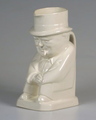 Item #007001 A large, Second World War Toby Jug of Prime Minister Winston S. Churchill produced...
