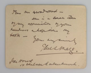 A Frenchman in Khaki, a presentation copy of the first edition, first printing, inscribed by the author, with an additionally inscribed and signed presentation card to the recipient