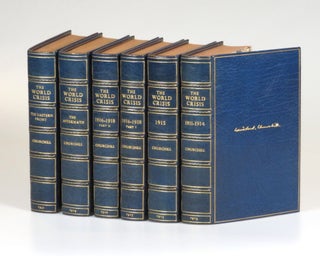 Item #007043 The World Crisis, full set of six British first edition, first printings finely...