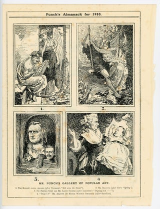 Item #007085 Mr. Punch's Gallery of Popular Art. - an original printed appearance of this cartoon...