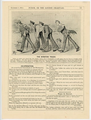 Item #007101 THE WINSTON TOUCH - an original printed appearance of this cartoon featuring Winston...