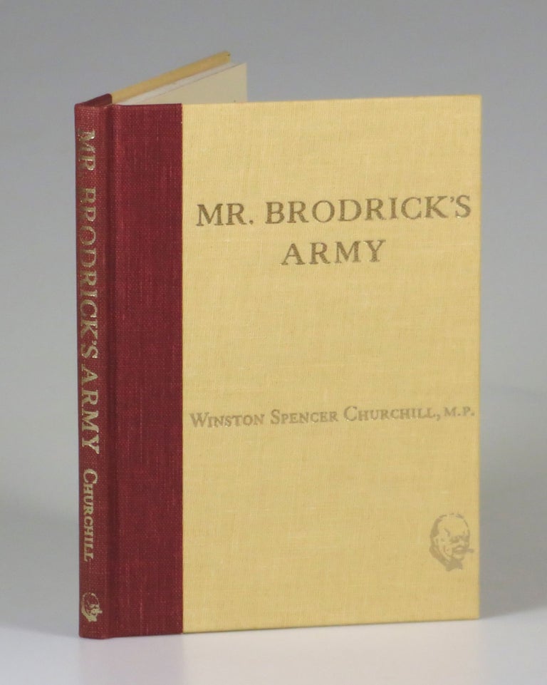Item #007133 Mr. Brodrick's Army. Winston S. Churchill.