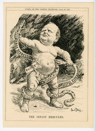 Item #007139 THE INFANT HERCULES. - an original printed appearance of this cartoon featuring...