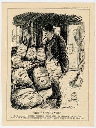 Item #007152 THE 'AFTERMATH.' - an original printed appearance of this cartoon featuring Winston...