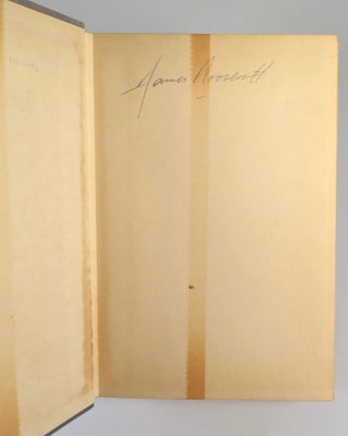 This I Remember, signed by James Roosevelt, eldest son of the author and President Franklin D. Roosevelt