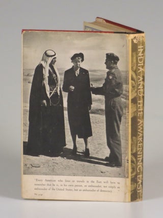 India and the Awakening East, inscribed by Eleanor Roosevelt