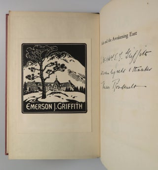 India and the Awakening East, inscribed by Eleanor Roosevelt