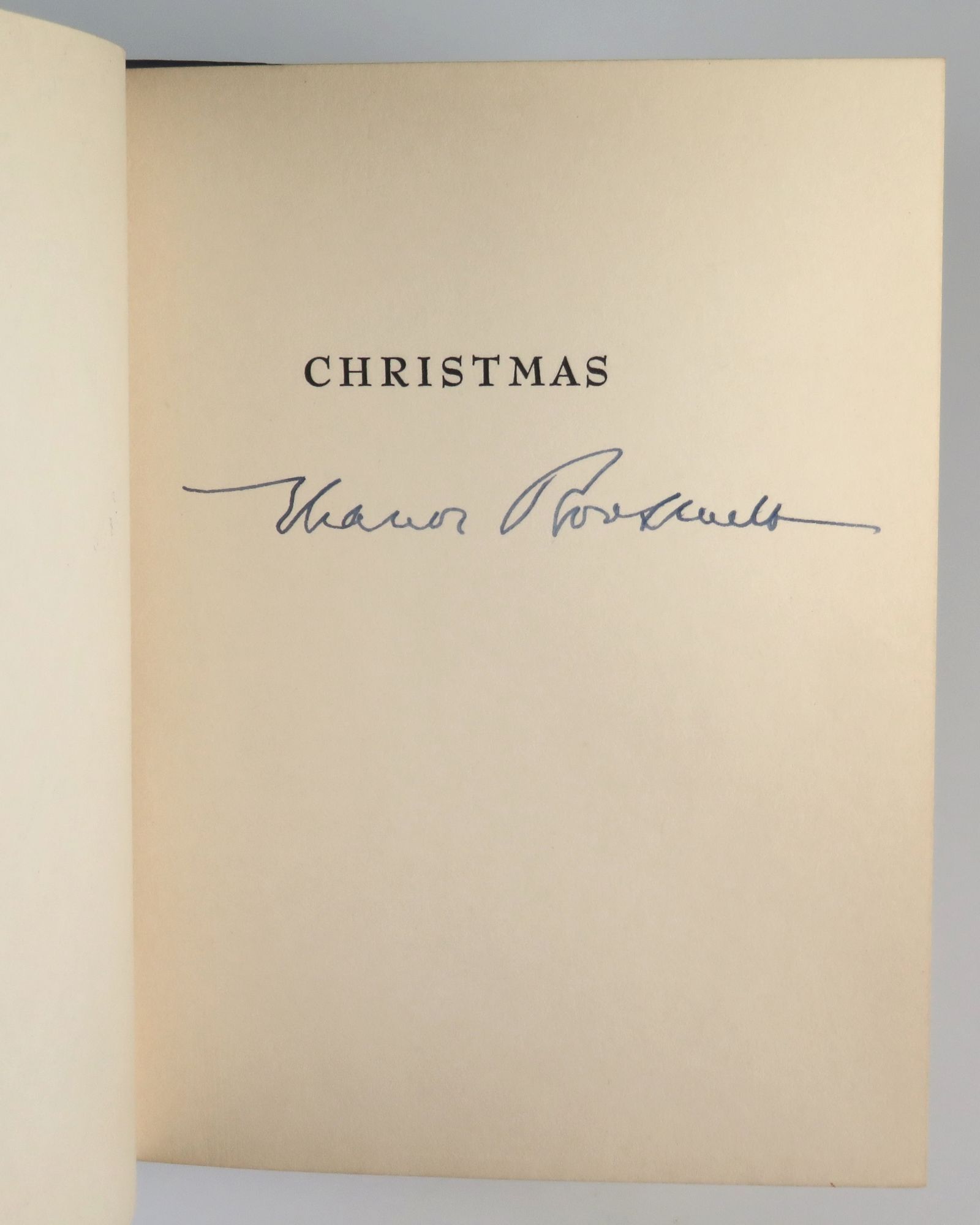 Christmas, signed by Eleanor Roosevelt | Eleanor Roosevelt, Fritz