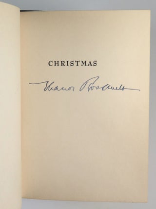 Christmas, signed by Eleanor Roosevelt