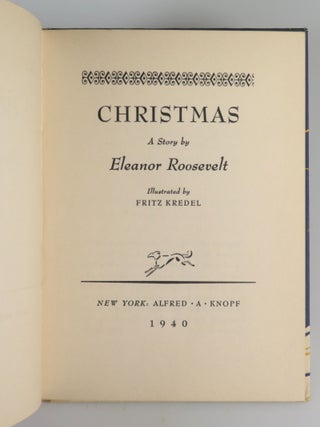 Christmas, signed by Eleanor Roosevelt
