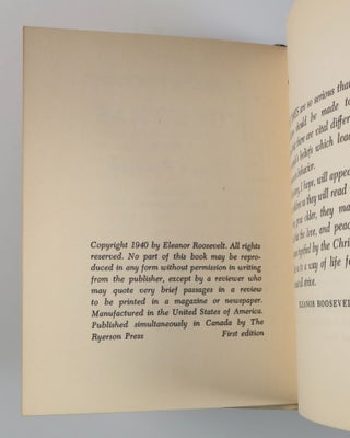 Christmas, signed by Eleanor Roosevelt
