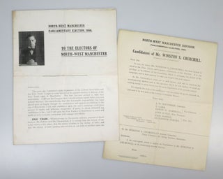 Item #007210 TO THE ELECTORS OF NORTH-WEST MANCHESTER: the extravagantly rare publication of...