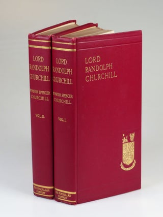 Lord Randolph Churchill, an exceptional set, one of only two known in the exceptionally rare dust jackets