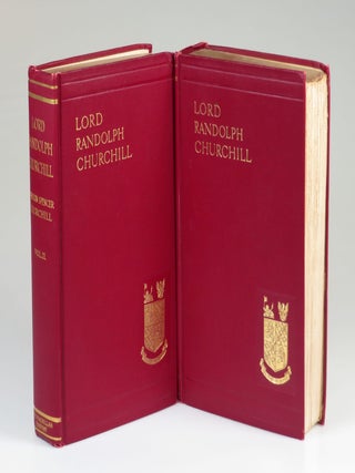Lord Randolph Churchill, an exceptional set, one of only two known in the exceptionally rare dust jackets