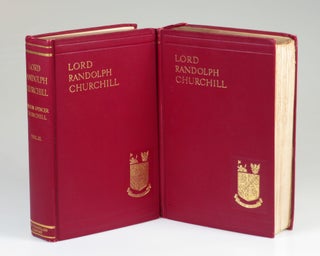 Lord Randolph Churchill, an exceptional set, one of only two known in the exceptionally rare dust jackets