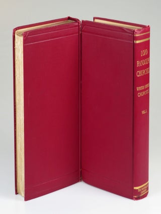 Lord Randolph Churchill, an exceptional set, one of only two known in the exceptionally rare dust jackets