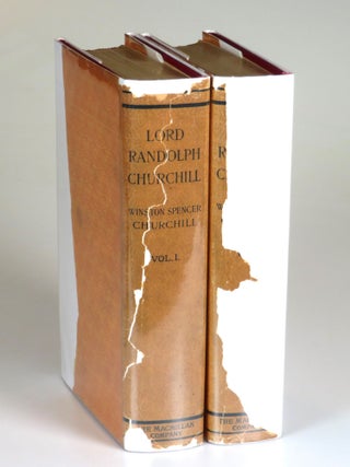 Lord Randolph Churchill, an exceptional set, one of only two known in the exceptionally rare dust jackets