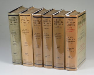 Item #007227 The World Crisis, a magnificent full set of six British first edition, first...
