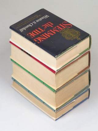 The Postwar Speeches, a full set of jacketed U.S. first editions: The Sinews of Peace, Europe Unite, In the Balance, and Stemming the Tide