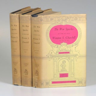 Item #007269 The War Speeches of the Rt. Hon. Winston S. Churchill, the three-volume definitive...