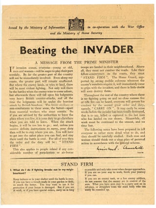 If the Invader Comes & Beating the Invader