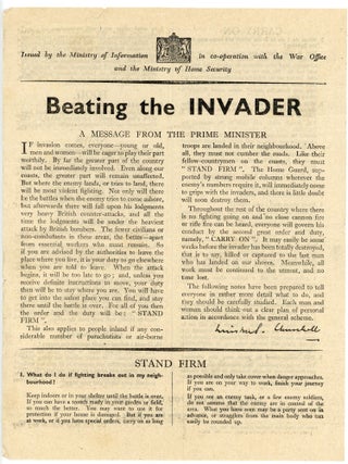 If the Invader Comes & Beating the Invader