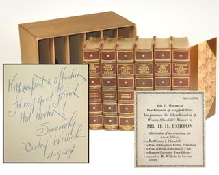 Item #007320 The Second World War, a full set of six U.S. first editions, one of seven sets...