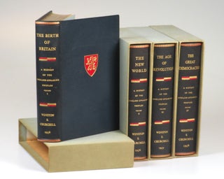 Item #007321 A History of the English-Speaking Peoples, the printer's specially bound...