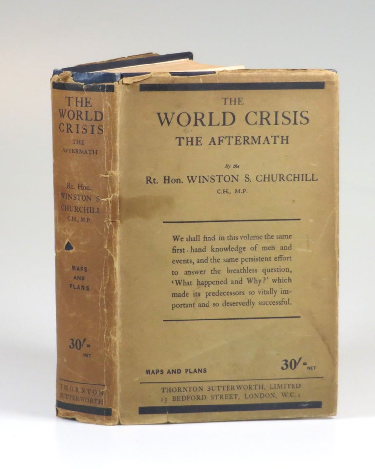 Item #007343 The World Crisis: The Aftermath. Winston S. Churchill.