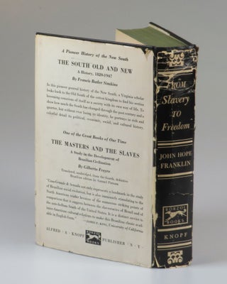 From Slavery to Freedom: A History of American Negroes, a presentation copy of the revolutionary survey of African American history, inscribed by the author