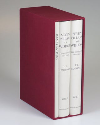 Seven Pillars of Wisdom: a triumph, the complete 1922 'Oxford' text, three volume limited and numbered edition of 1997