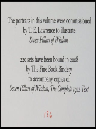 Portraits for Seven Pillars of Wisdom