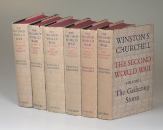 Item #007435 The Second World War, full set of six British first editions. Winston S. Churchill