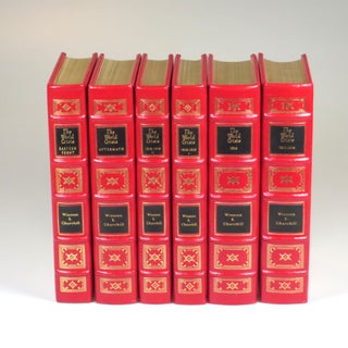 Item #007465 The World Crisis, the full leather Easton Press edition in six volumes. Winston S....