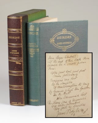 Item #007470 Deirdre, an author's presentation copy of the first edition with the author's...