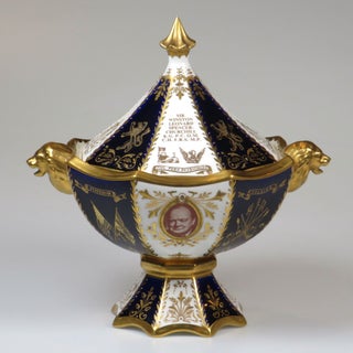 Item #007491 The Abbeydale Vase - an elusive, striking, limited issue piece of Churchilliana...