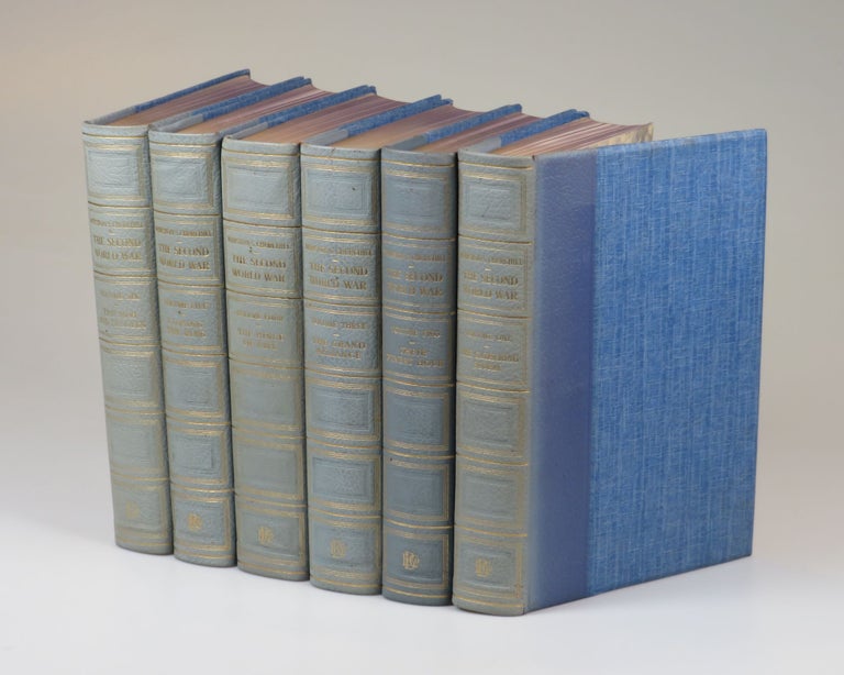 The Second World War, deluxe Chartwell edition in the publisher's quarter Morocco binding