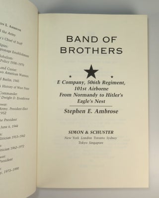 Band of Brothers, inscribed and dated by the author