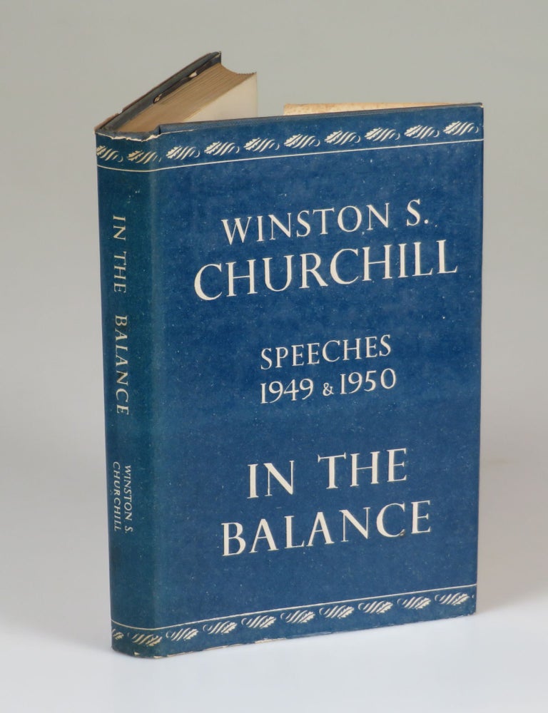 Item #007554 In the Balance, Taiwanese pirated edition. Winston S. Churchill.