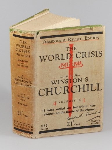 Item #007606 The World Crisis 1911-1918. Winston S. Churchill.
