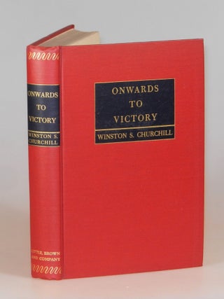 Onwards to Victory, pre-publication review copy of the first edition with the publisher's review slip