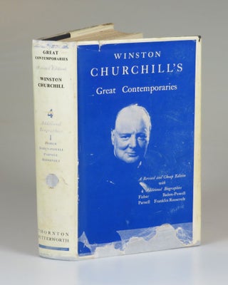 Item #007665 Great Contemporaries. Winston S. Churchill